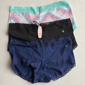 Victoria's Secret Bundle of 3 Panties Size Medium NEW!